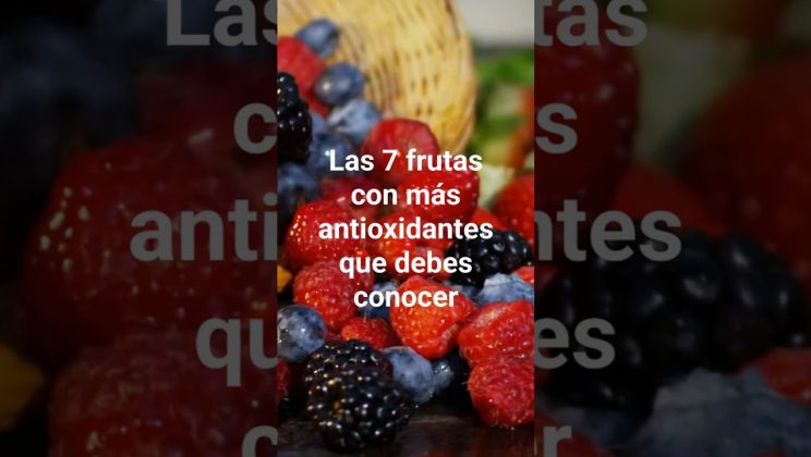 🍓 TOP 7 FRUTAS CON MÁS ANTIOXIDANTES 🥝 ¡Tu escudo natural contra el envejecimiento! #alimentossanos