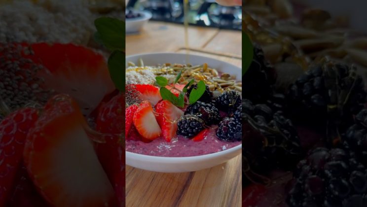 #proteinas #antioxidantes #desayuno #desayunofacil #desayunonutritivo #moras #recetasfaciles
