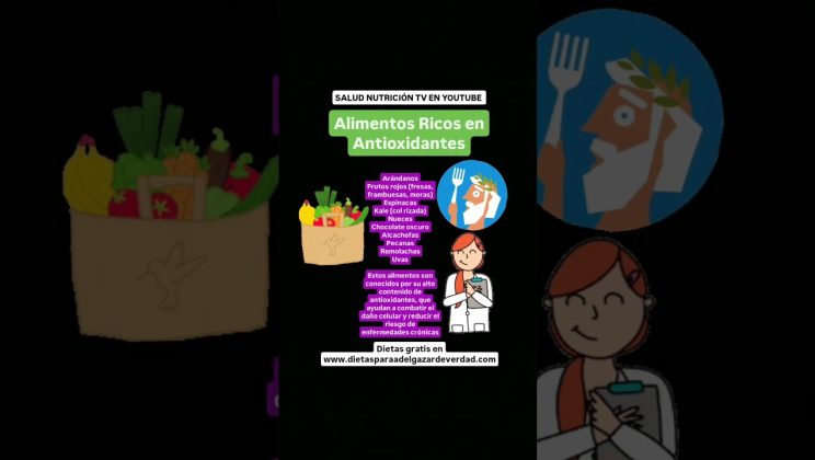 Alimentos Ricos en Antioxidantes Protección para tu salud #salud #noticias #españa #mexico #doctor