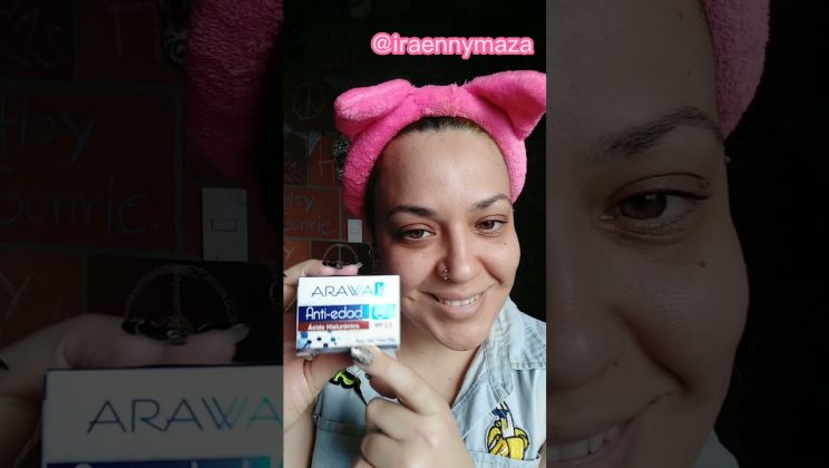 Probando crema antiedad y contorno de ojos – Arawak Marca Colombiana  #cremafacial #contornodeojos